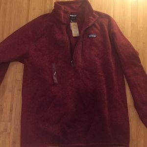 Men's L Patagonia Better Sweater 1/4 zip (Large)